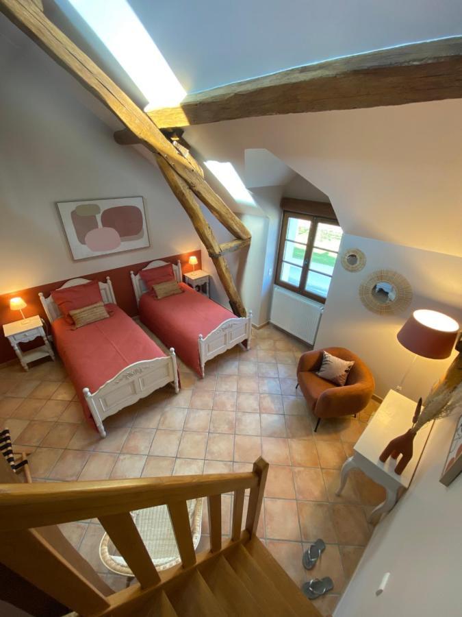 La Ferme De Fontenelle Amillis Bagian luar foto