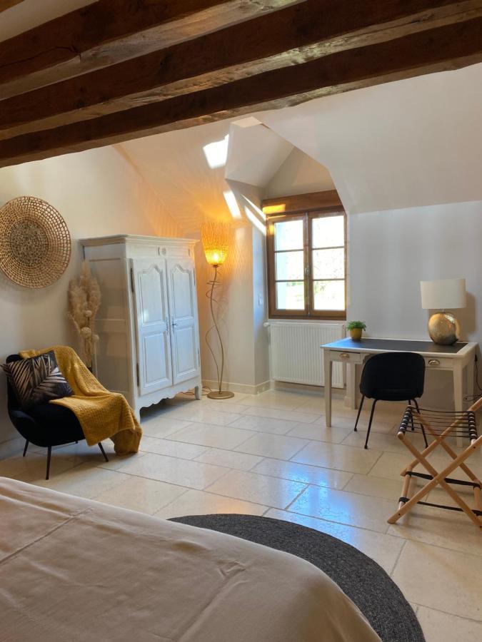 La Ferme De Fontenelle Amillis Bagian luar foto